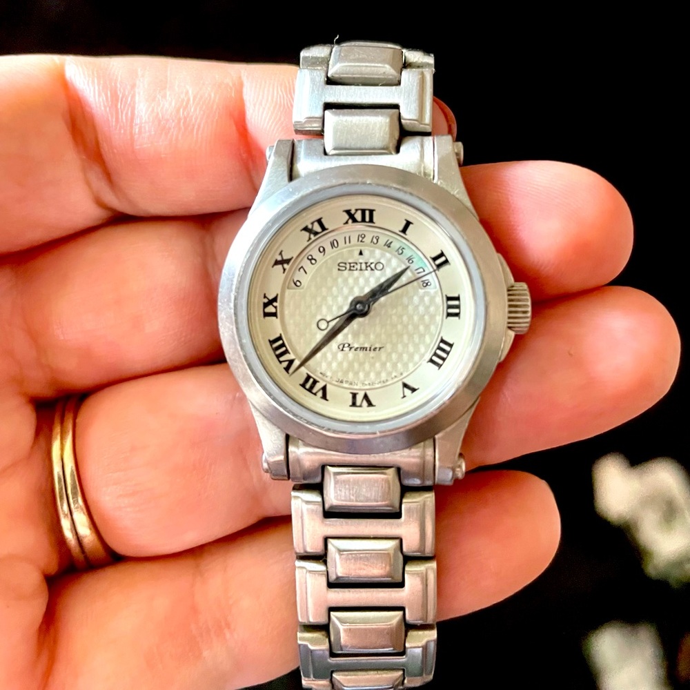 Seiko Premier Stainless Steel Ladies Watch
